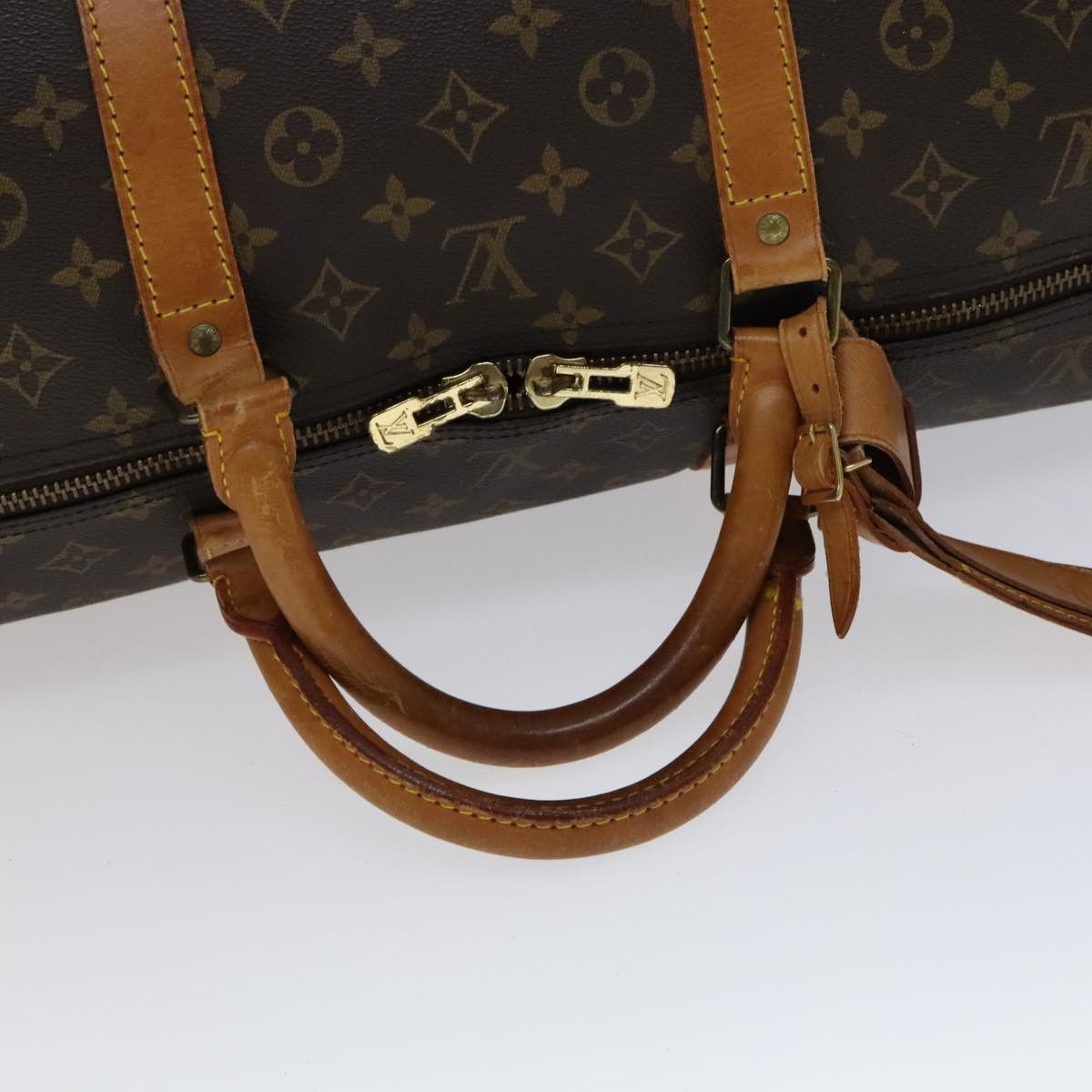 Louis Vuitton Keepall 60 Brown Canvas Travel Bag (Pre-Owned) Size ONE SIZE - 5 Thumbnail
