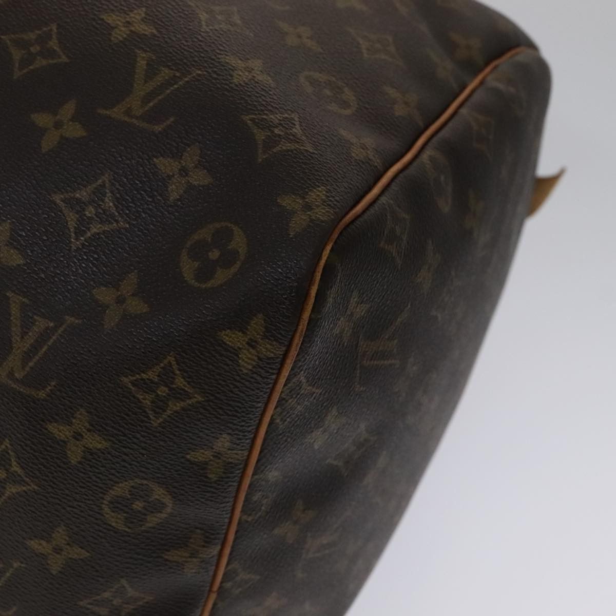 Louis Vuitton Keepall 60 Brown Canvas Travel Bag (Pre-Owned) Size ONE SIZE - 6 Thumbnail