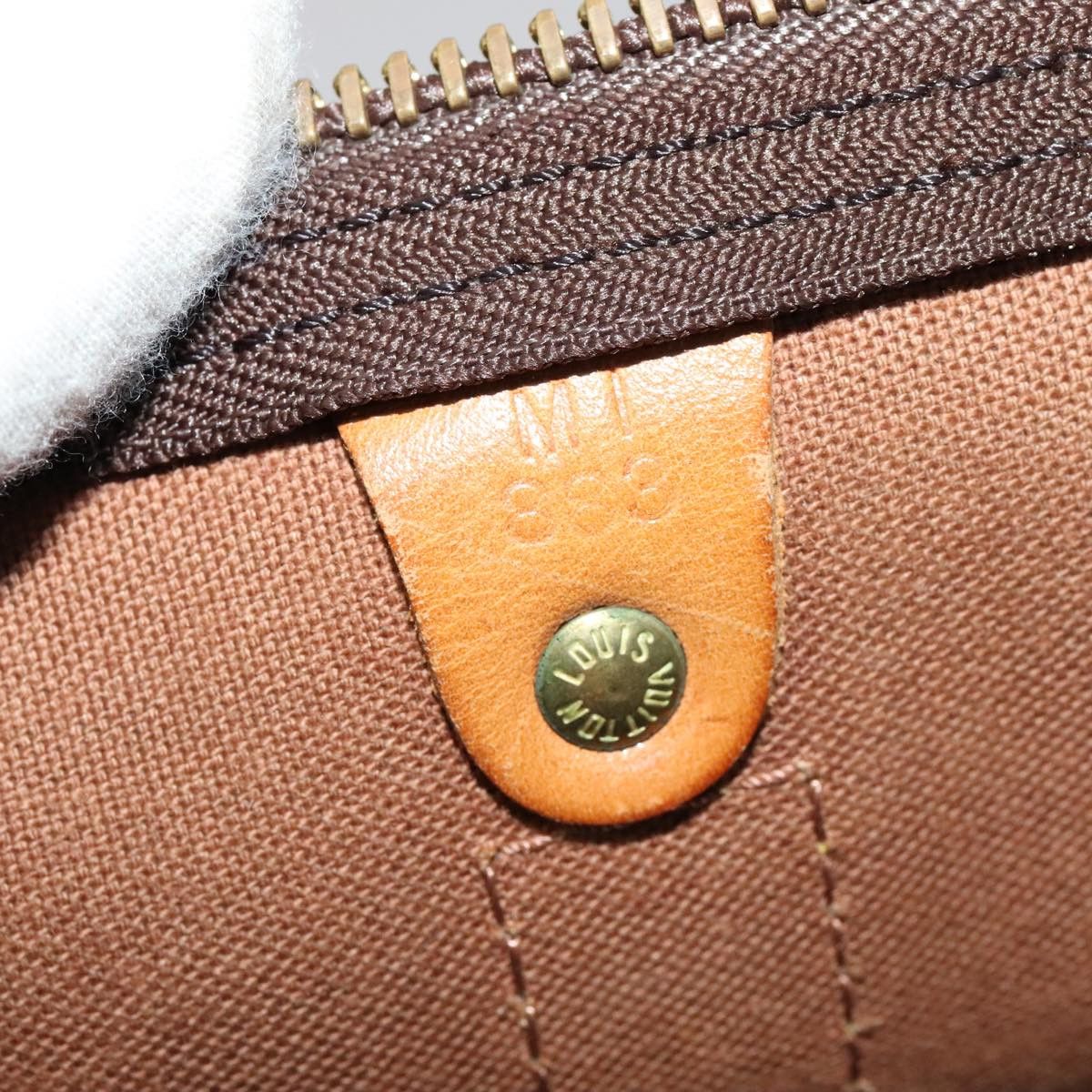 Louis Vuitton Keepall 60 Brown Canvas Travel Bag (Pre-Owned) Size ONE SIZE - 14 Thumbnail
