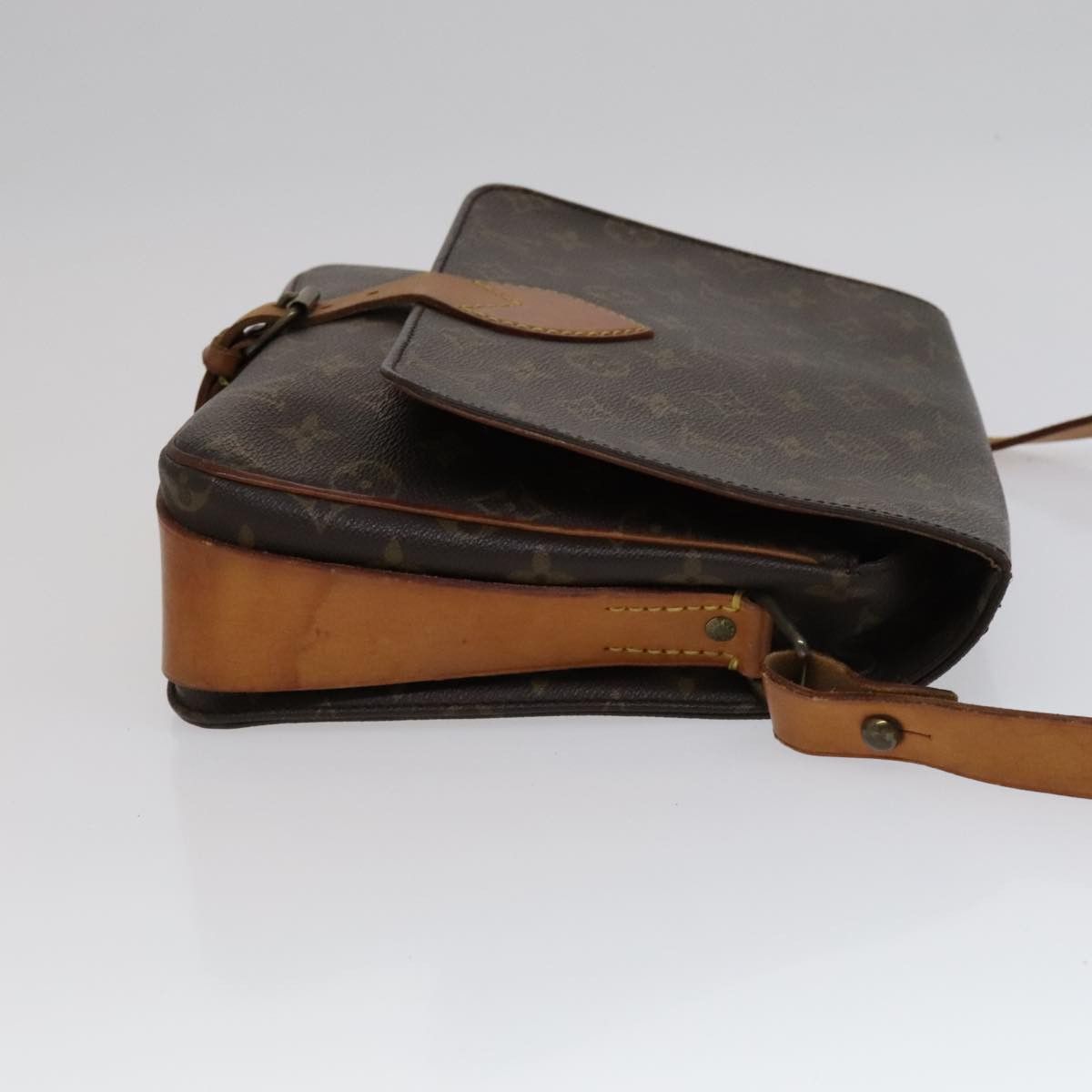 Louis Vuitton Cartouchière Brown Canvas Shoulder Bag (Pre-Owned) Size ONE SIZE - 4 Thumbnail