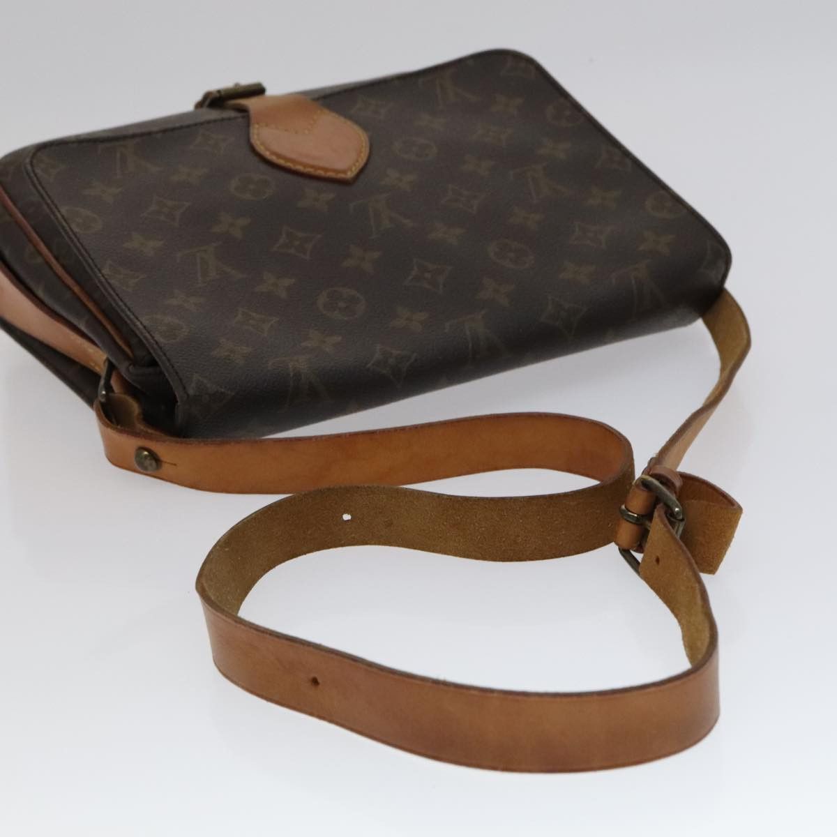Louis Vuitton Cartouchière Brown Canvas Shoulder Bag (Pre-Owned) Size ONE SIZE - 7 Thumbnail