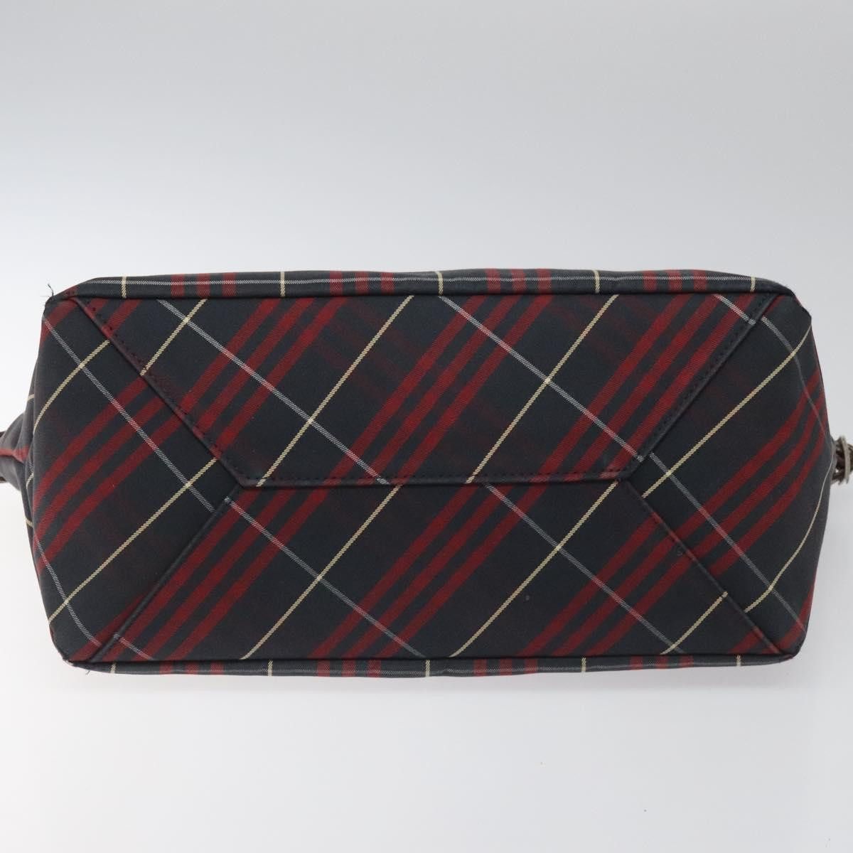 Burberry Nova Check Red Canvas Tote Bag (Pre-Owned) Size ONE SIZE - 9 Thumbnail
