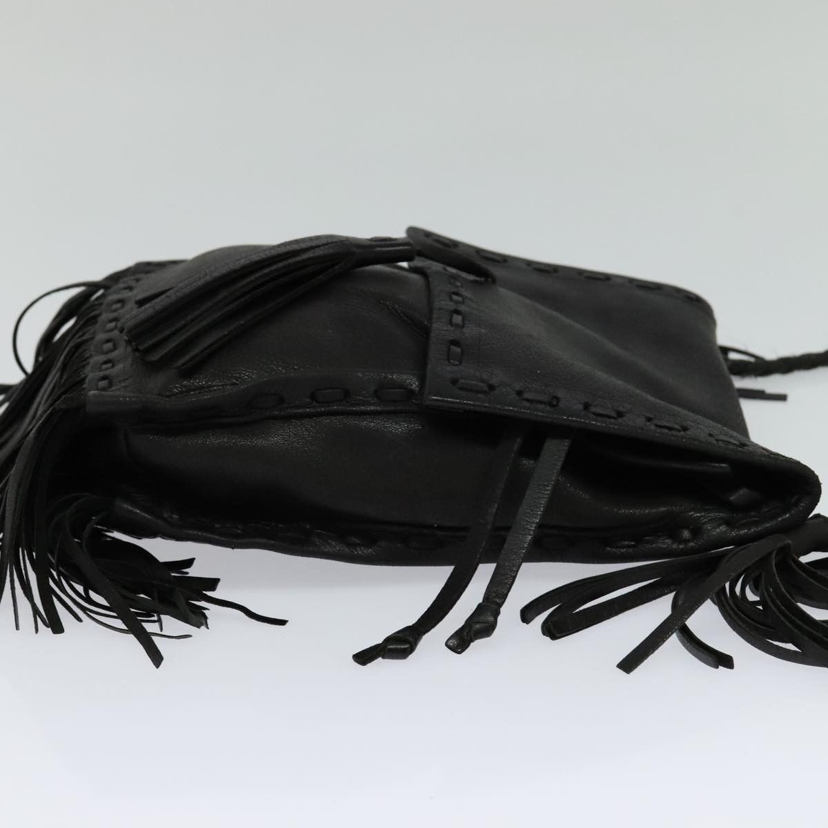 Prada Black Leather Shoulder Bag (Pre-Owned) Size ONE SIZE - 5 Thumbnail
