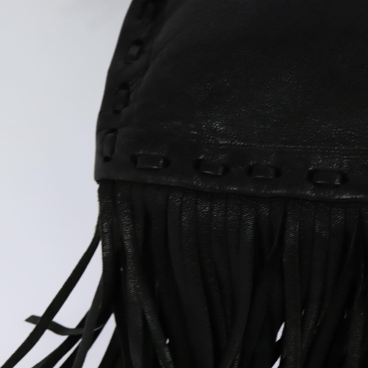 Prada Black Leather Shoulder Bag (Pre-Owned) Size ONE SIZE - 12 Thumbnail