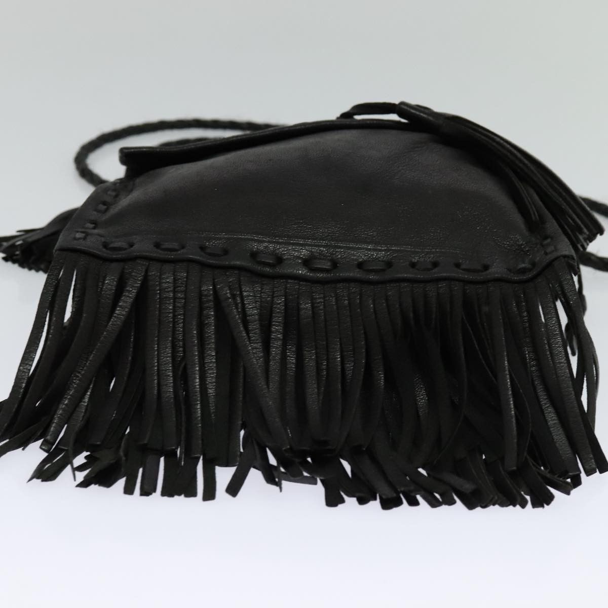Prada Black Leather Shoulder Bag (Pre-Owned) Size ONE SIZE - 9 Thumbnail