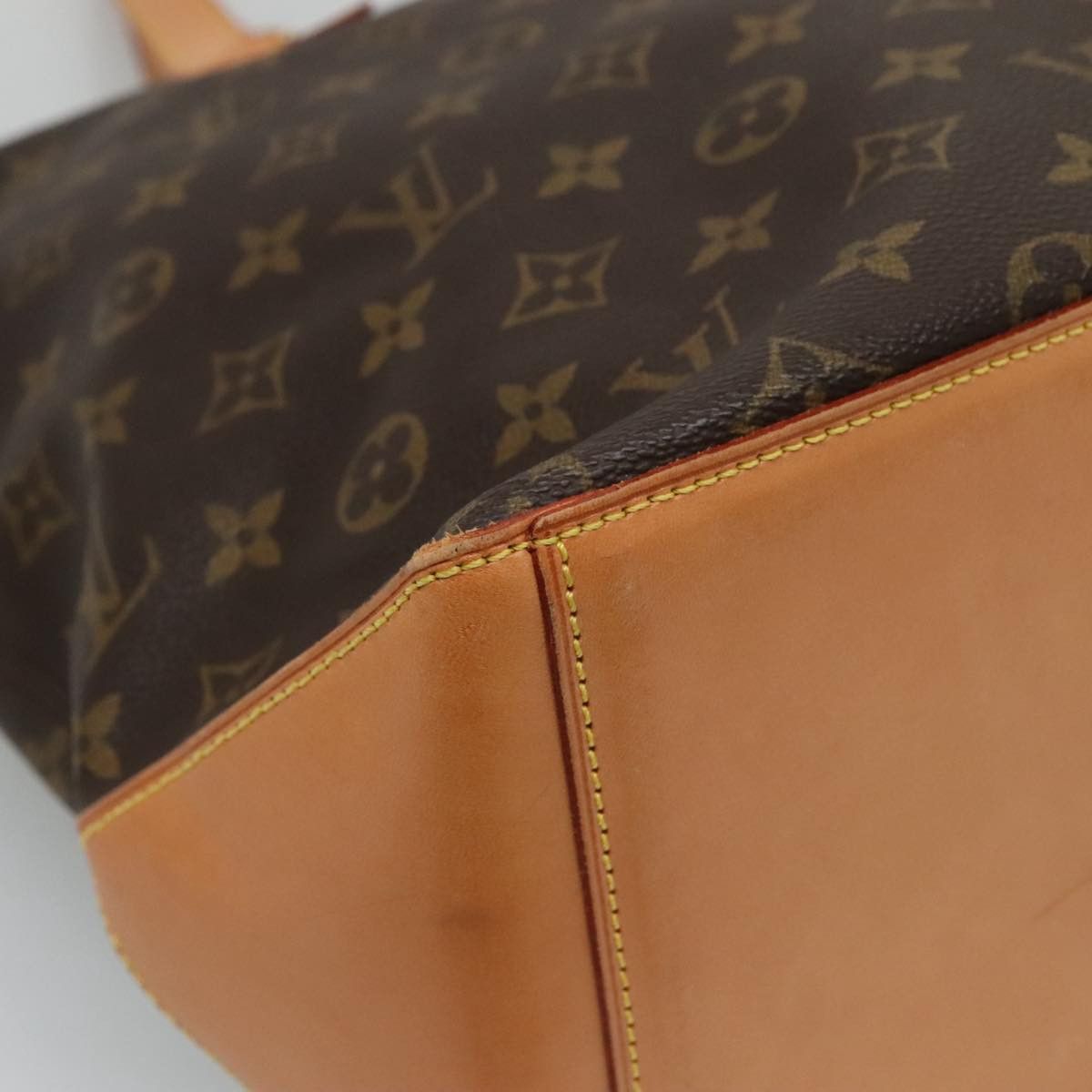 Louis Vuitton Cabas Mezzo Brown Canvas Tote Bag (Pre-Owned) Size ONE SIZE - 11 Thumbnail