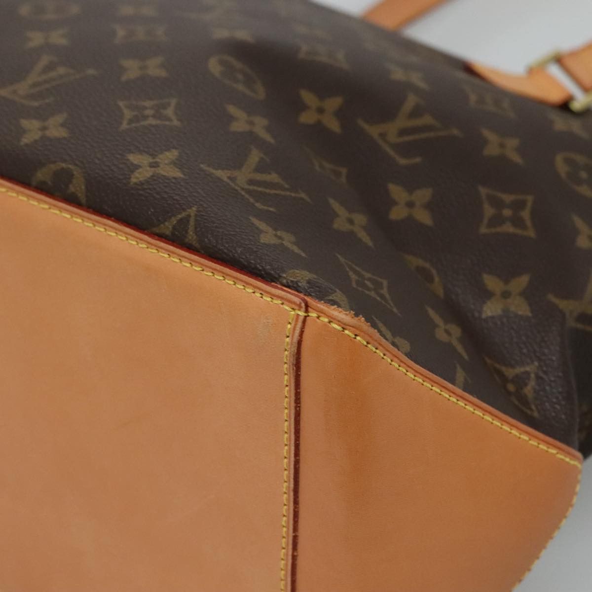 Louis Vuitton Cabas Mezzo Brown Canvas Tote Bag (Pre-Owned) Size ONE SIZE - 10 Thumbnail