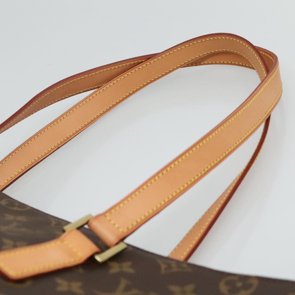 Louis Vuitton Cabas Mezzo Brown Canvas Tote Bag (Pre-Owned) Size ONE SIZE - 8 Thumbnail