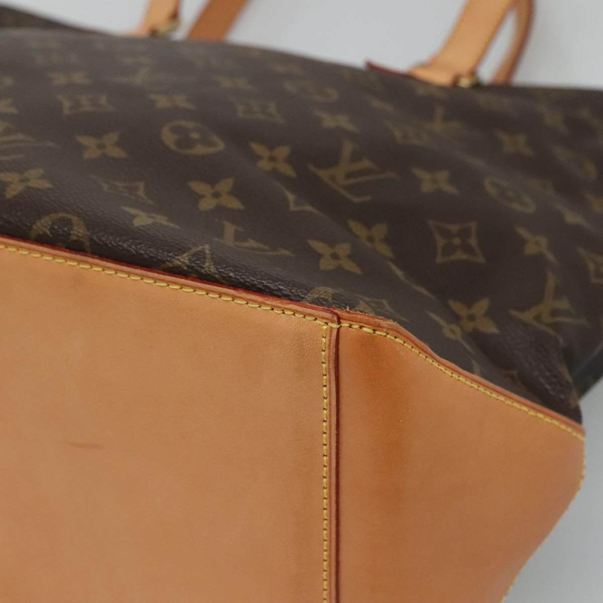 Louis Vuitton Cabas Mezzo Brown Canvas Tote Bag (Pre-Owned) Size ONE SIZE - 12 Thumbnail
