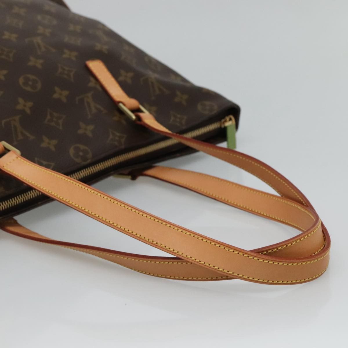 Louis Vuitton Cabas Mezzo Brown Canvas Tote Bag (Pre-Owned) Size ONE SIZE - 7 Thumbnail