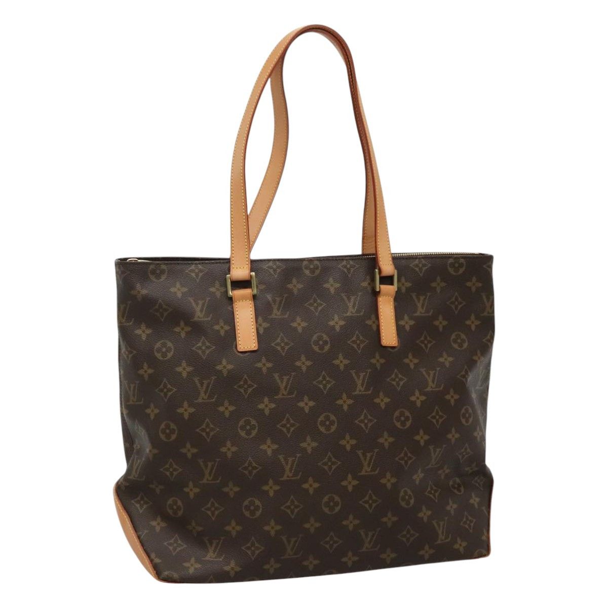 Louis Vuitton Cabas Mezzo Brown Canvas Tote Bag (Pre-Owned) Size ONE SIZE - 3 Thumbnail