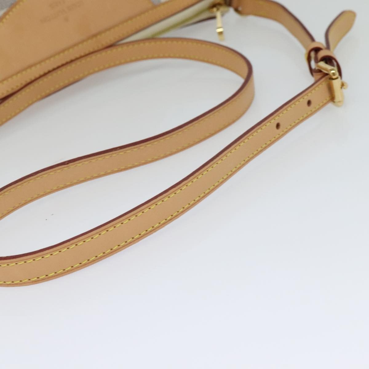 Louis Vuitton Siracusa Beige Canvas Shoulder Bag (Pre-Owned) Size ONE SIZE - 7 Thumbnail