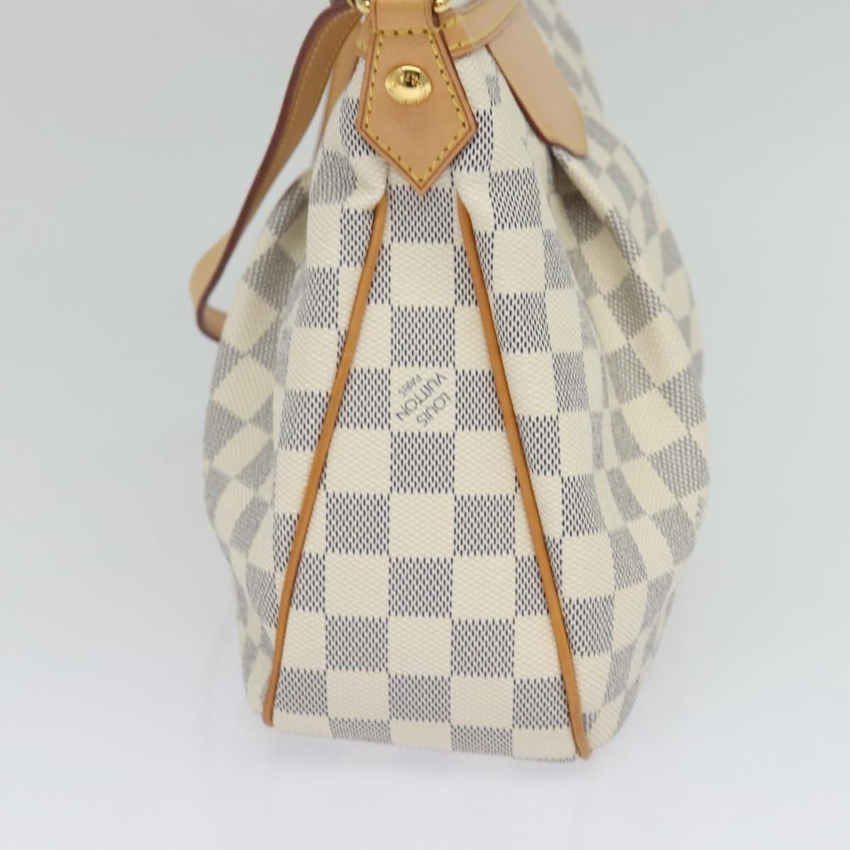 Louis Vuitton Siracusa Beige Canvas Shoulder Bag (Pre-Owned) Size ONE SIZE - 5 Thumbnail