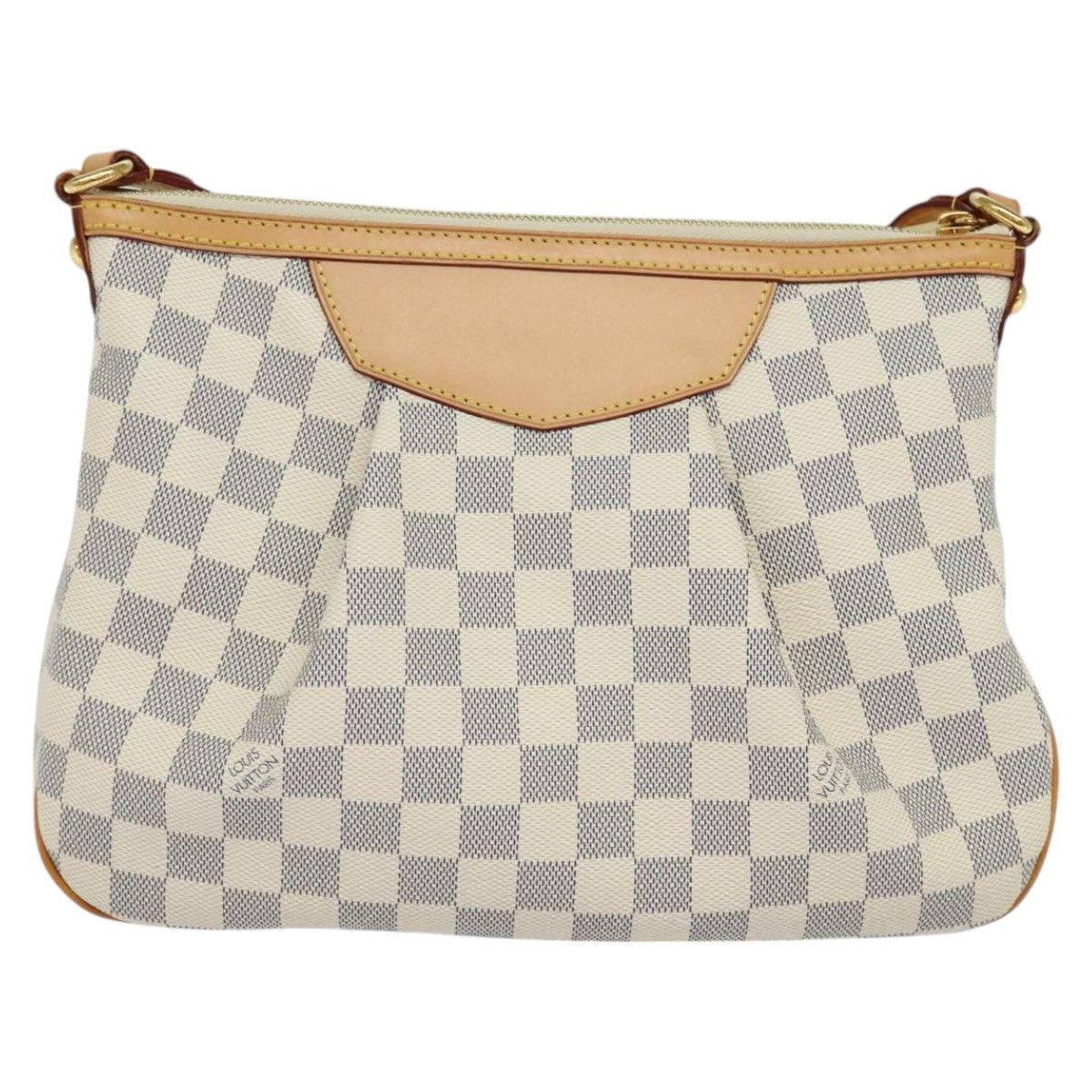 Louis Vuitton Siracusa Beige Canvas Shoulder Bag (Pre-Owned) Size ONE SIZE - 2 Thumbnail