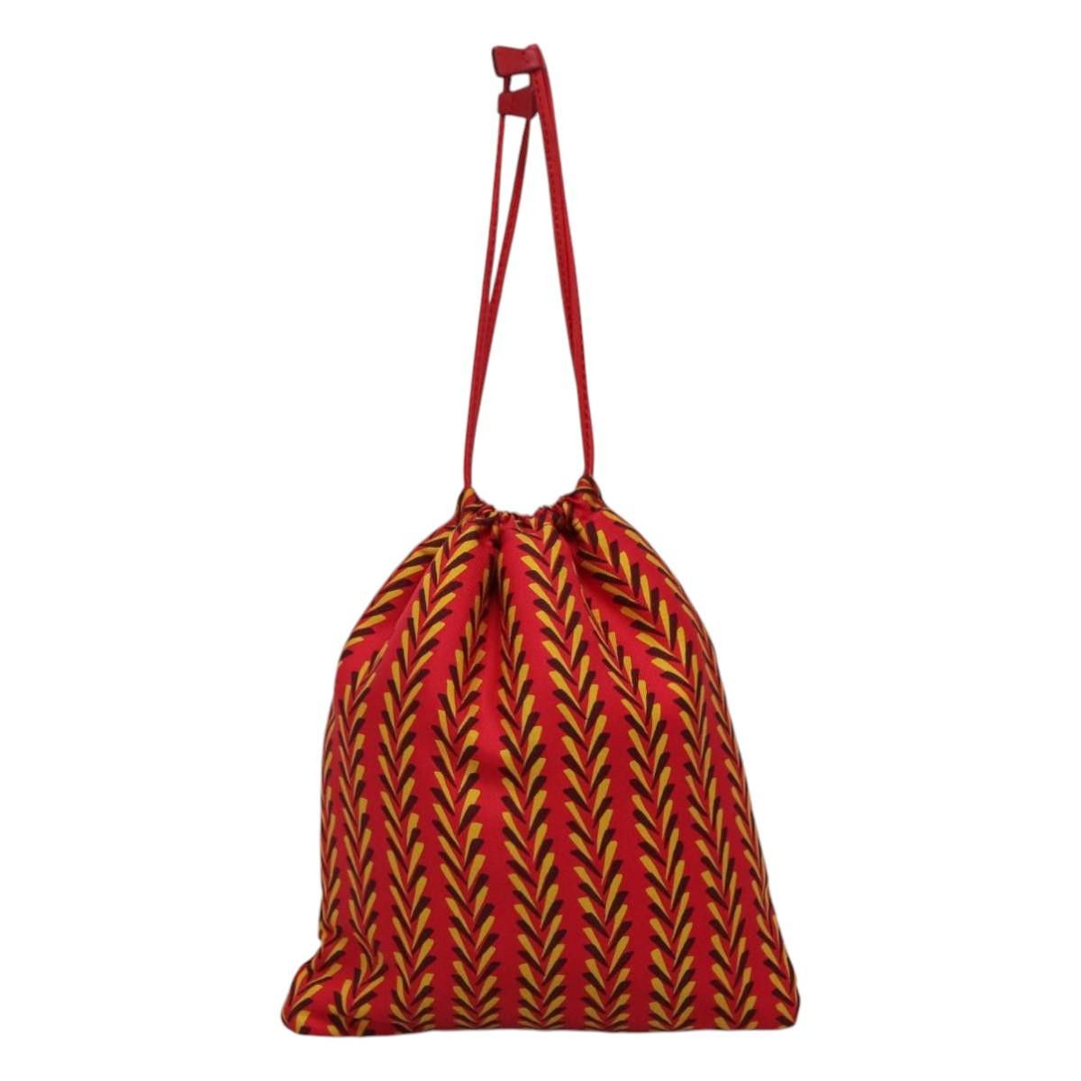 Prada Tessuto Red Silk Shoulder Bag (Pre-Owned) Size ONE SIZE - 2 Thumbnail