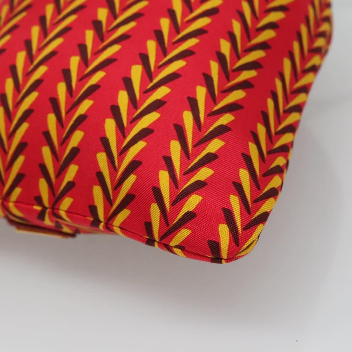 Prada Tessuto Red Silk Shoulder Bag (Pre-Owned) Size ONE SIZE - 12 Thumbnail