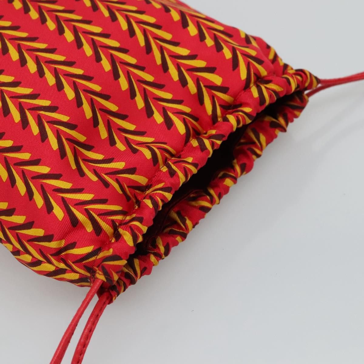 Prada Tessuto Red Silk Shoulder Bag (Pre-Owned) Size ONE SIZE - 6 Thumbnail