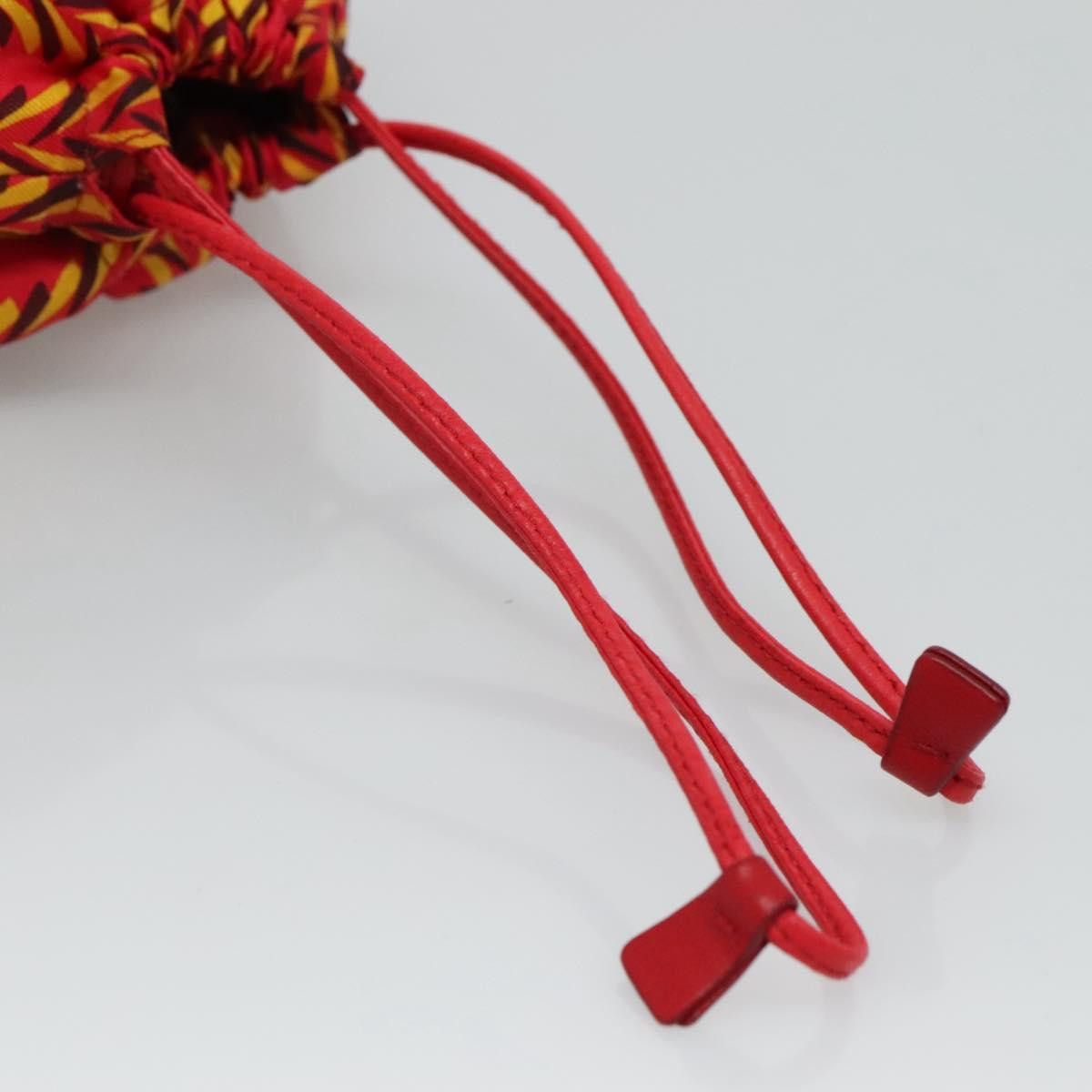 Prada Tessuto Red Silk Shoulder Bag (Pre-Owned) Size ONE SIZE - 7 Thumbnail