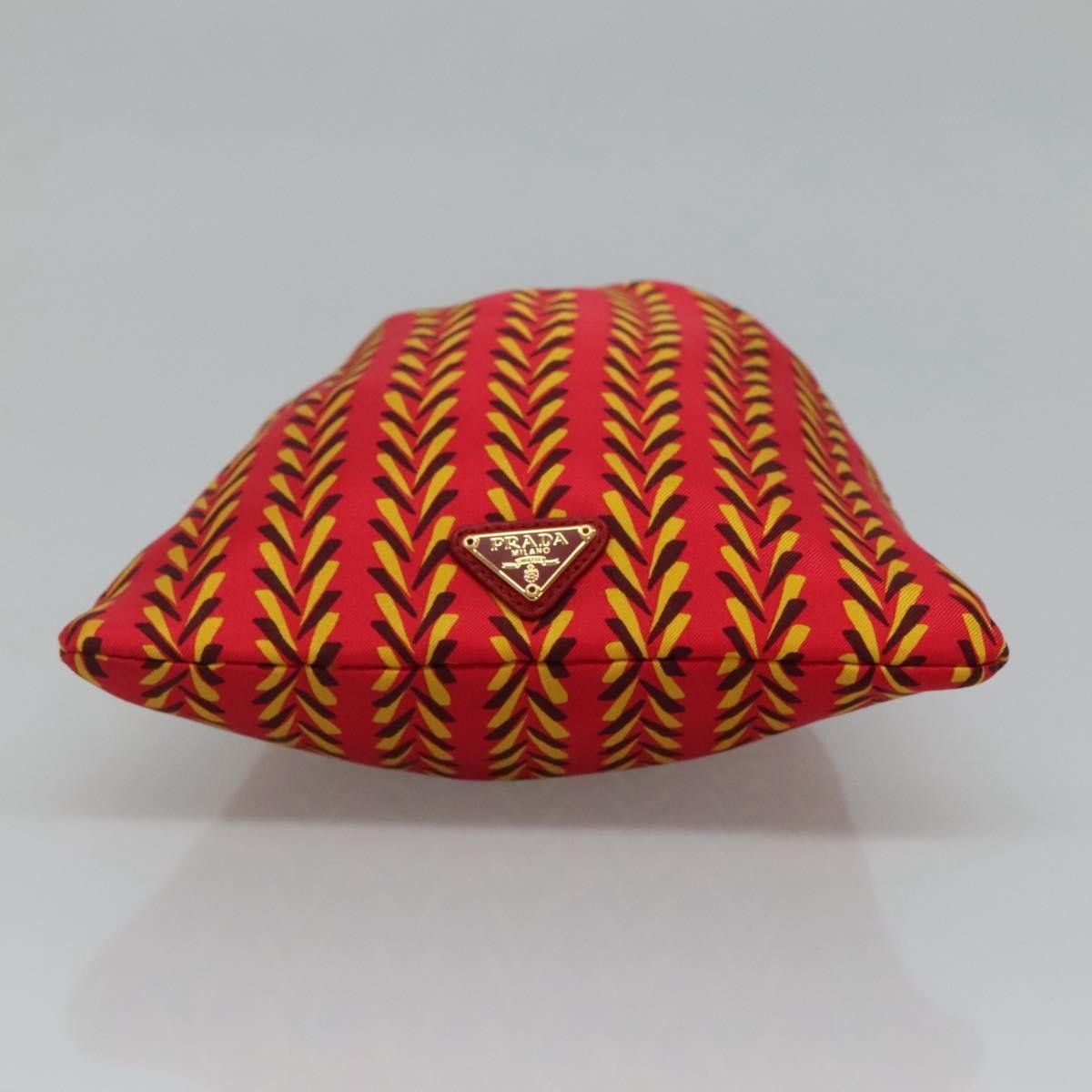 Prada Tessuto Red Silk Shoulder Bag (Pre-Owned) Size ONE SIZE - 9 Thumbnail