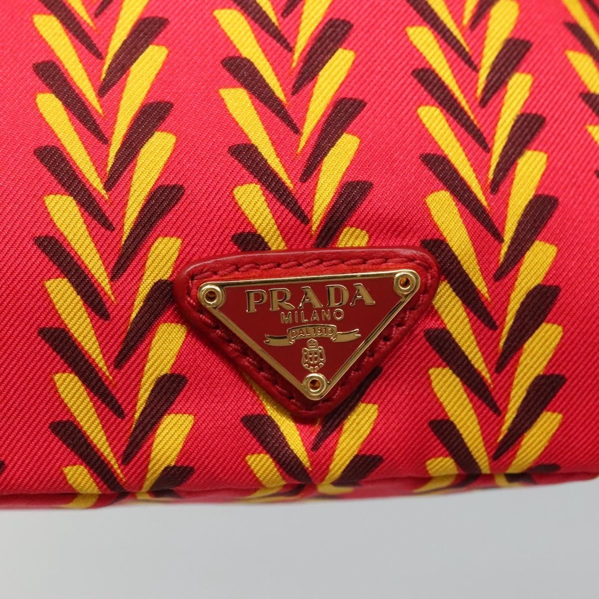 Prada Tessuto Red Silk Shoulder Bag (Pre-Owned) Size ONE SIZE - 14 Thumbnail
