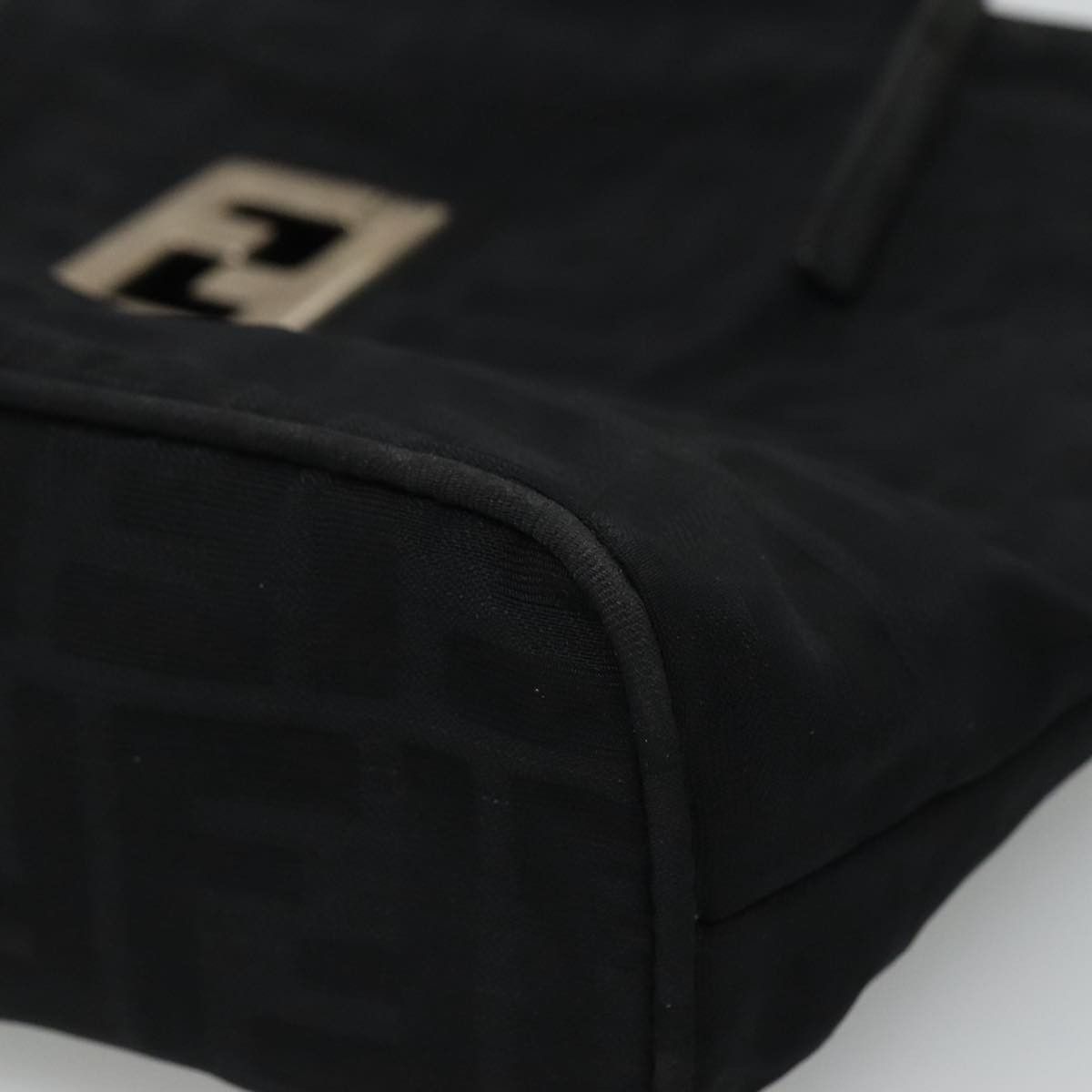 Fendi Black Canvas Shoulder Bag (Pre-Owned) Size ONE SIZE - 6 Thumbnail