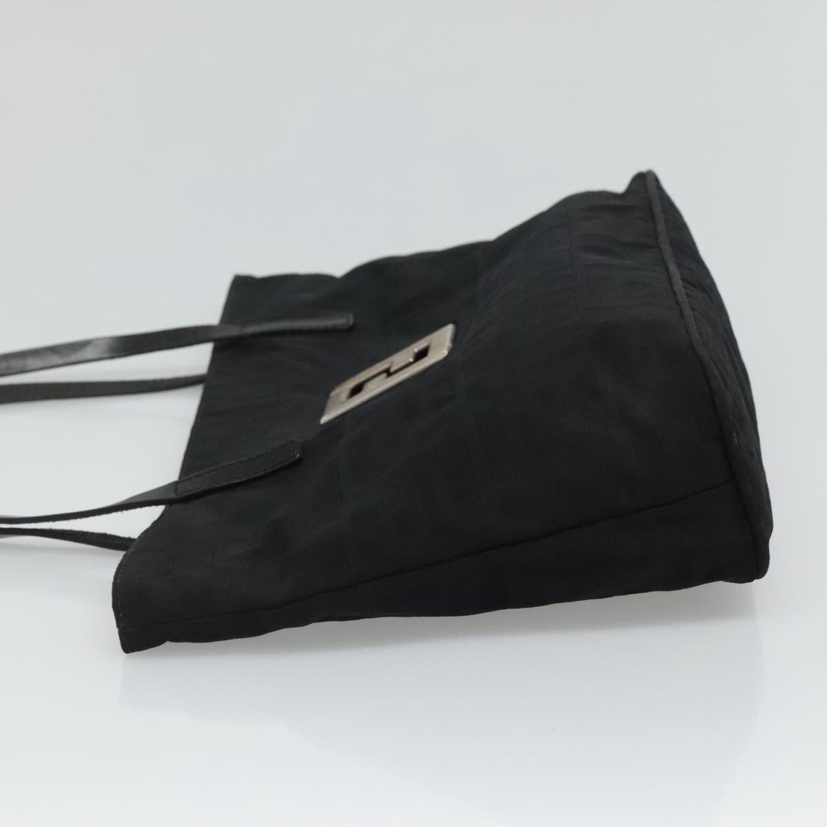 Fendi Black Canvas Shoulder Bag (Pre-Owned) Size ONE SIZE - 4 Thumbnail
