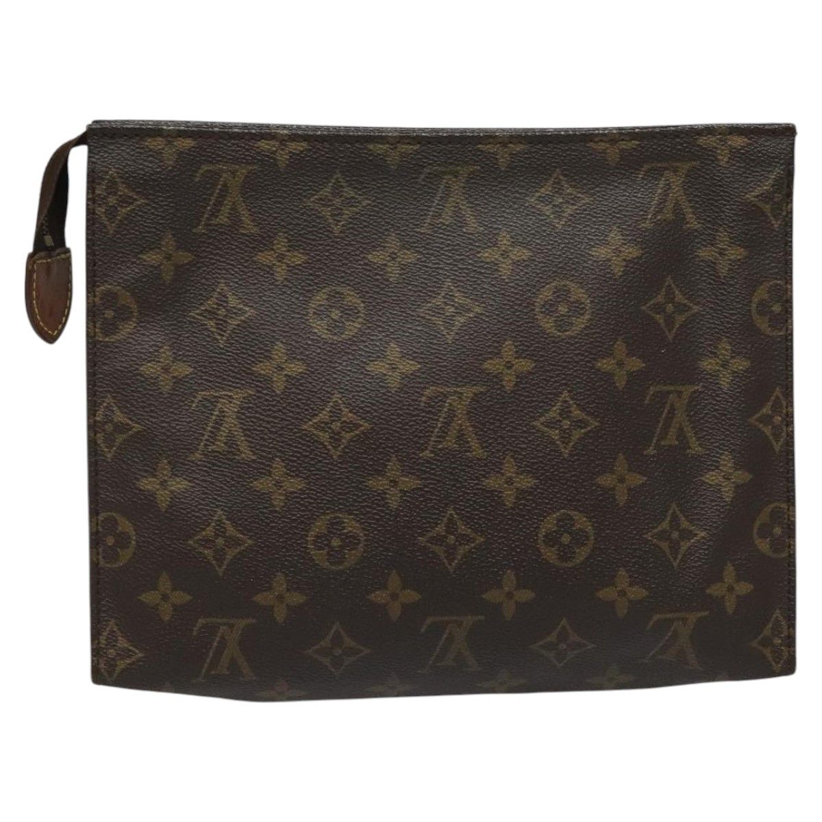 Louis Vuitton Poche Toilette Brown Canvas Clutch Bag (Pre-Owned) Size ONE SIZE - 2 Thumbnail