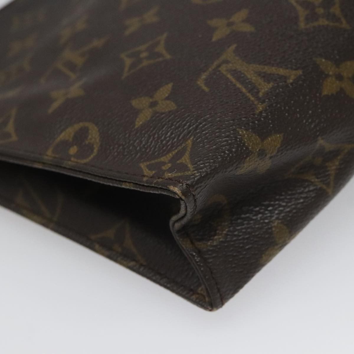 Louis Vuitton Poche Toilette Brown Canvas Clutch Bag (Pre-Owned) Size ONE SIZE - 11 Thumbnail