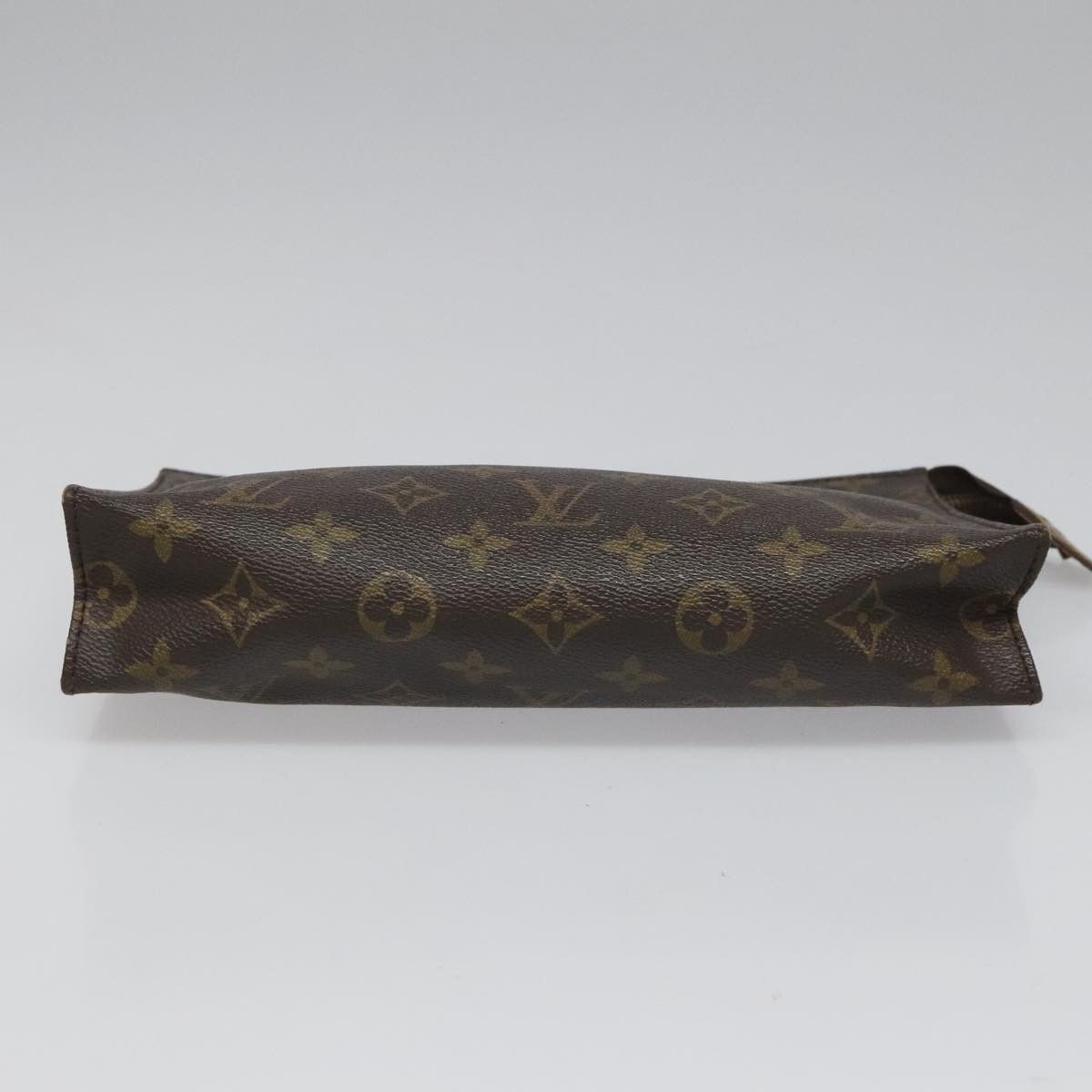 Louis Vuitton Poche Toilette Brown Canvas Clutch Bag (Pre-Owned) Size ONE SIZE - 7 Thumbnail