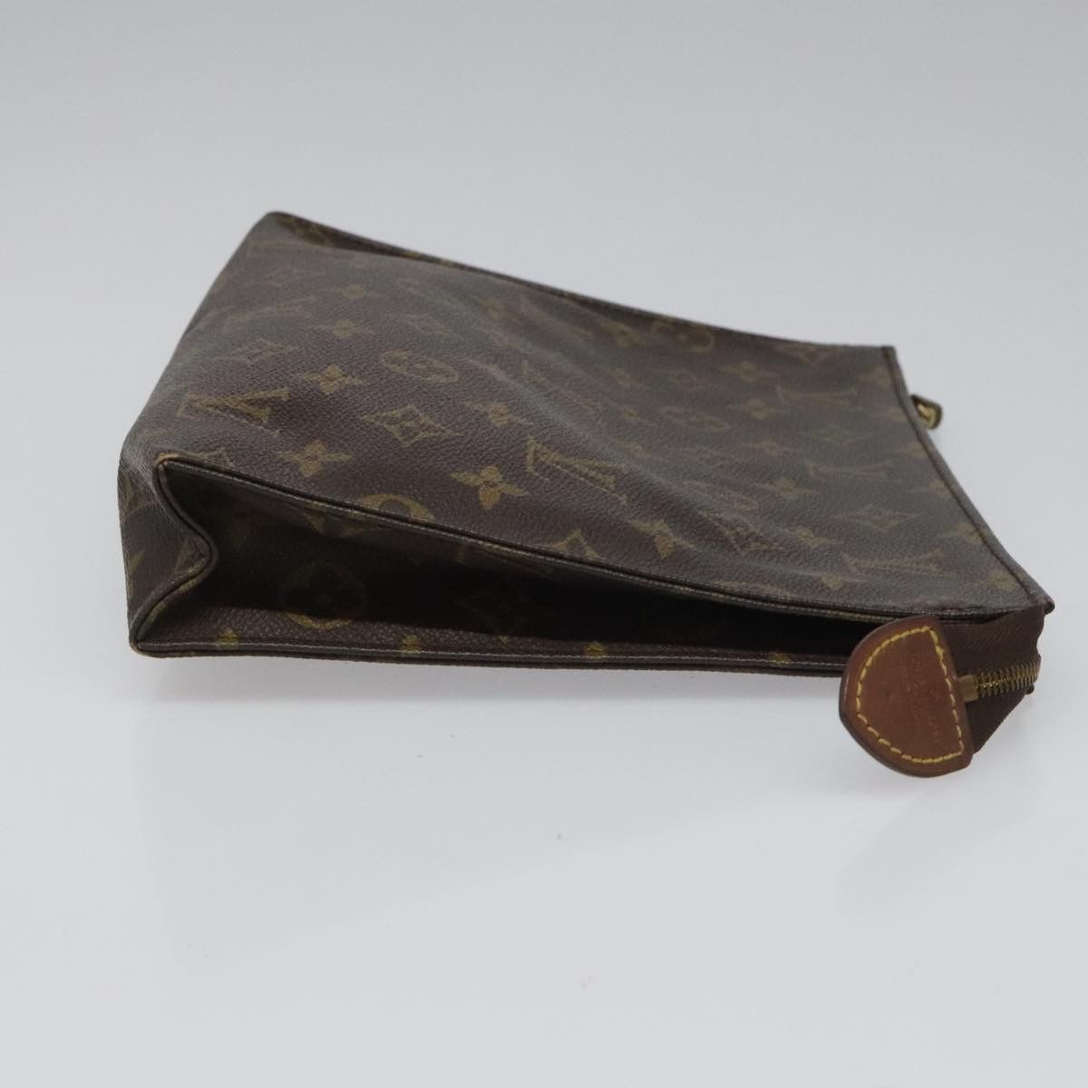 Louis Vuitton Poche Toilette Brown Canvas Clutch Bag (Pre-Owned) Size ONE SIZE - 4 Thumbnail
