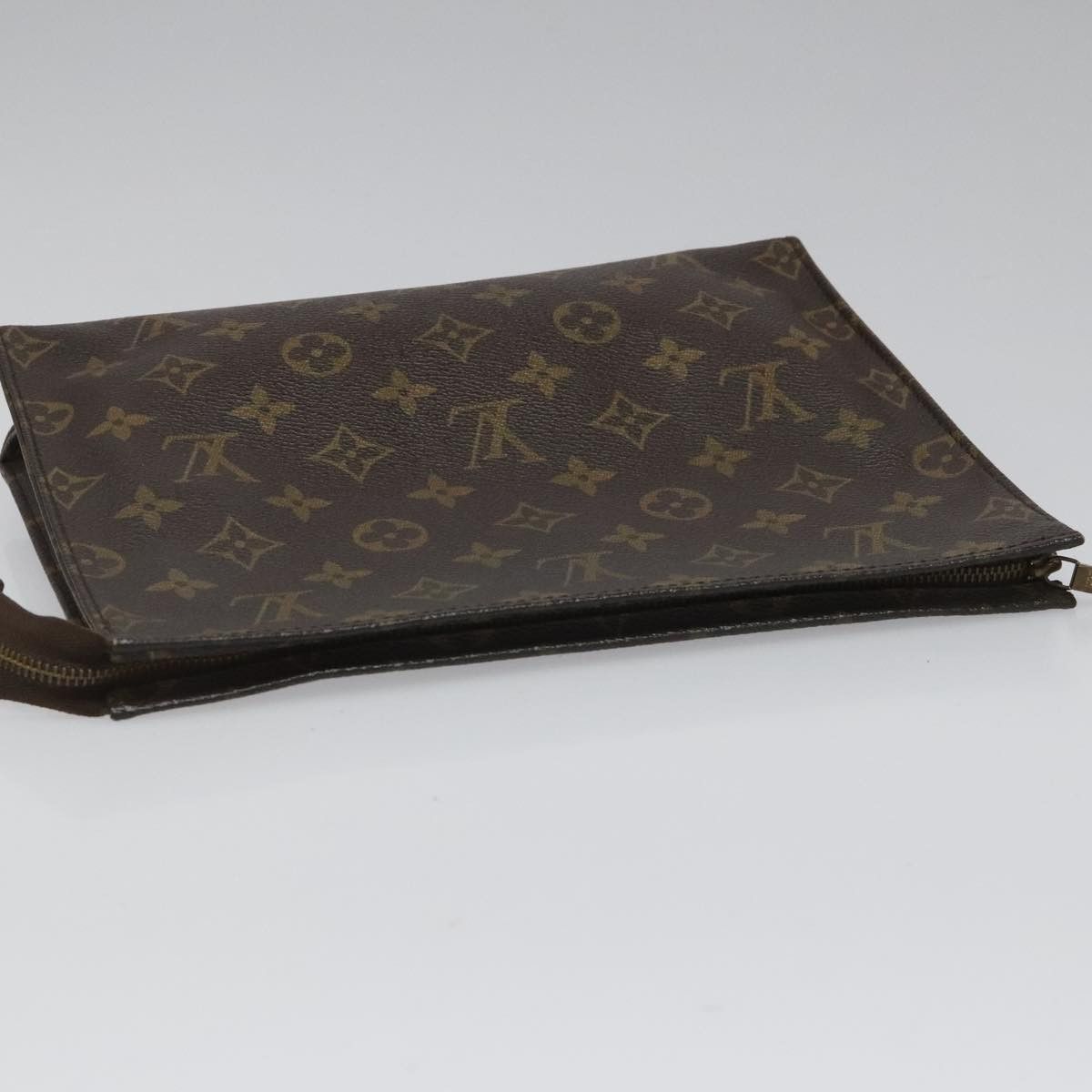 Louis Vuitton Poche Toilette Brown Canvas Clutch Bag (Pre-Owned) Size ONE SIZE - 6 Thumbnail