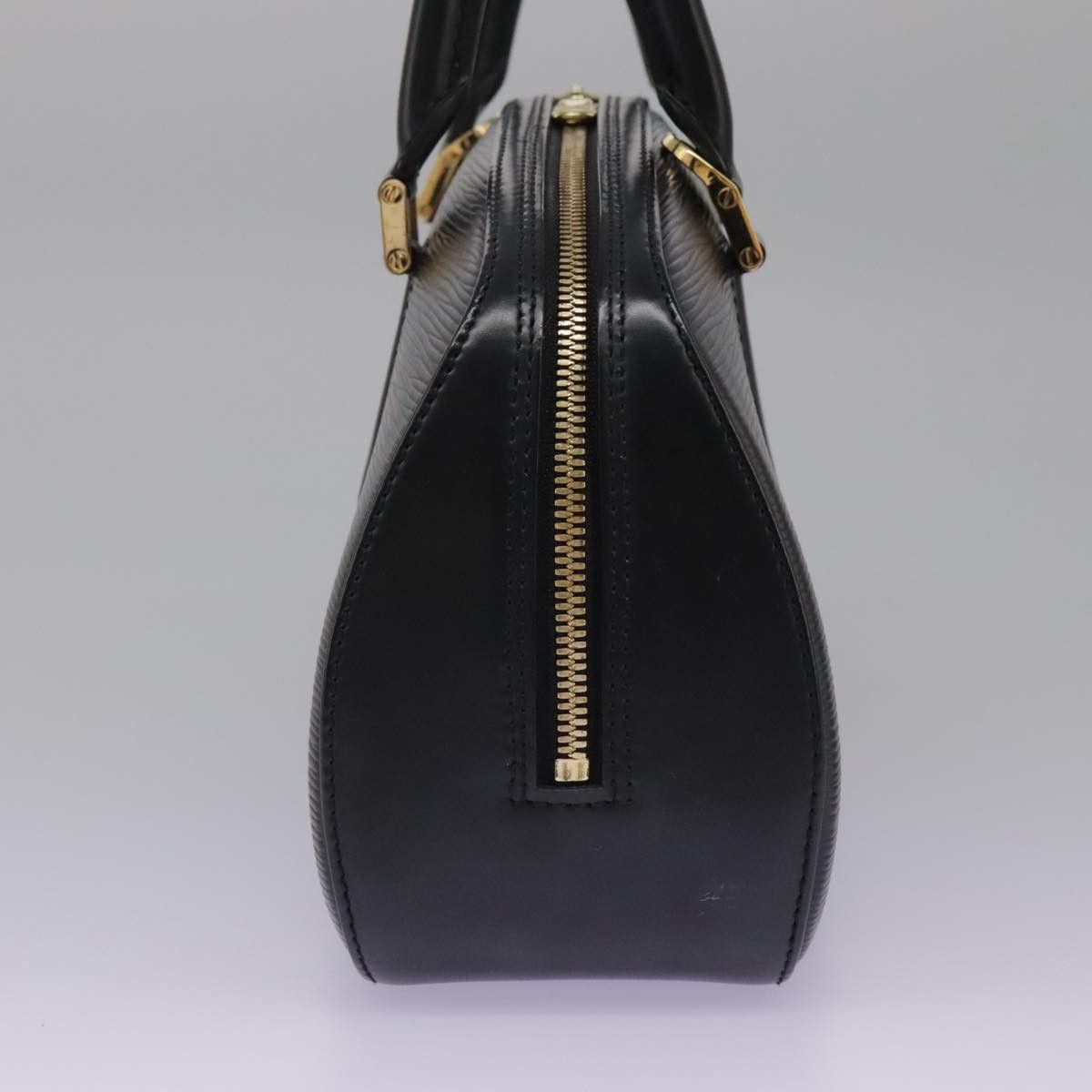 Louis Vuitton Jasmine Black Leather Handbag (Pre-Owned) Size ONE SIZE - 3 Thumbnail
