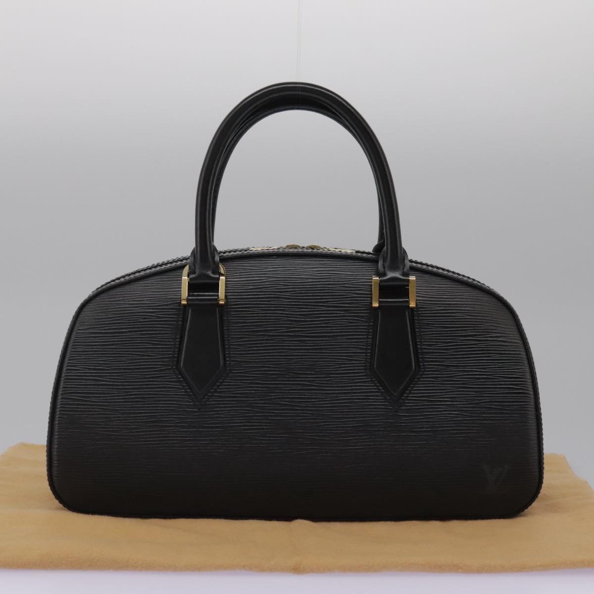 Louis Vuitton Jasmine Black Leather Handbag (Pre-Owned) Size ONE SIZE - 16 Thumbnail