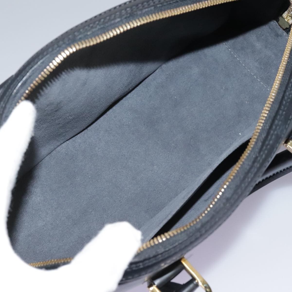 Louis Vuitton Jasmine Black Leather Handbag (Pre-Owned) Size ONE SIZE - 13 Thumbnail