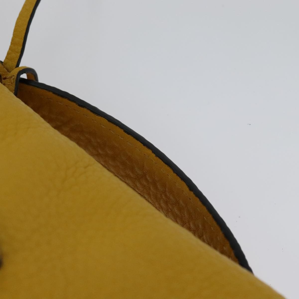 Prada Daino Yellow Leather Handbag (Pre-Owned) Size ONE SIZE - 8 Thumbnail