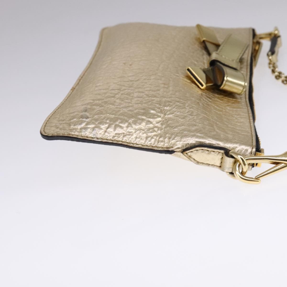 Burberry Gold Leather Shoulder Bag (Pre-Owned) Size ONE SIZE - 4 Thumbnail