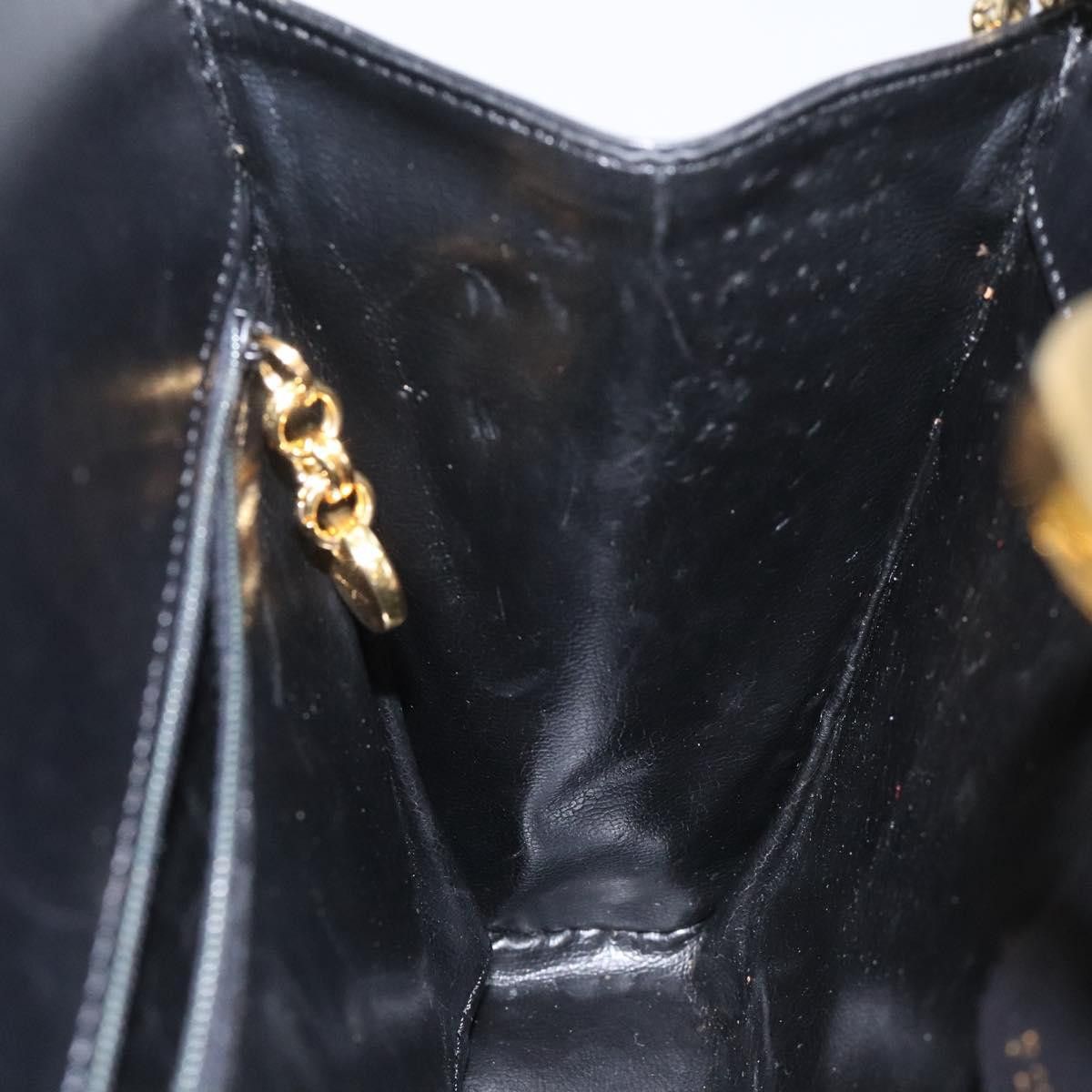 Salvatore Ferragamo Gancini Black Leather Shoulder Bag (Pre-Owned) Size ONE SIZE - 16 Thumbnail