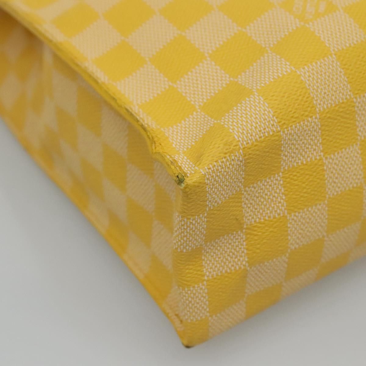Louis Vuitton Yellow Canvas Handbag (Pre-Owned) Size ONE SIZE - 11 Thumbnail