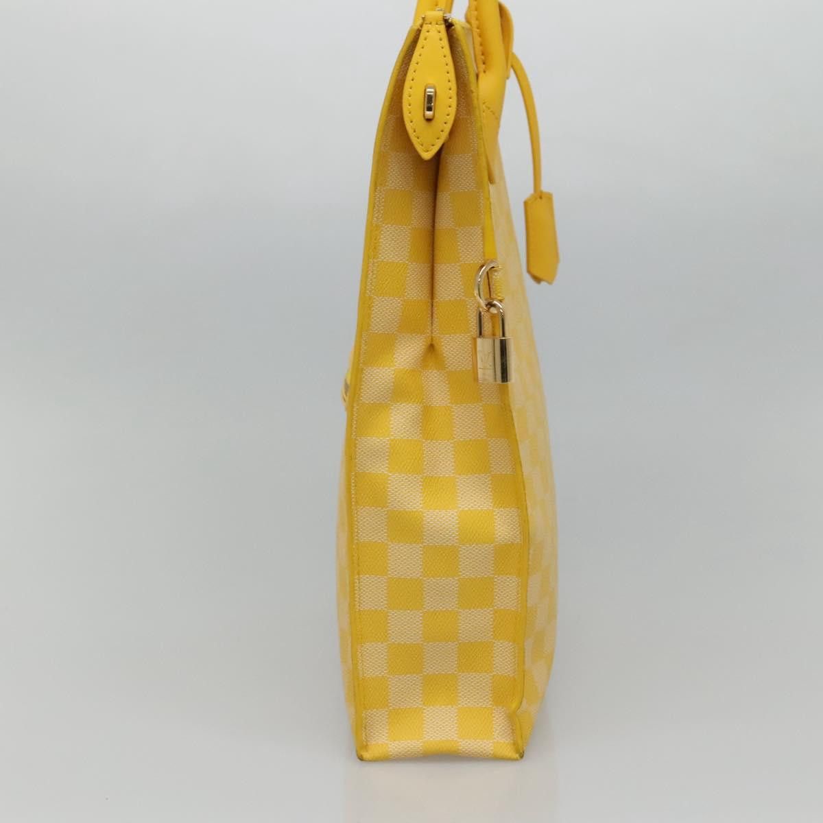 Louis Vuitton Yellow Canvas Handbag (Pre-Owned) Size ONE SIZE - 5 Thumbnail