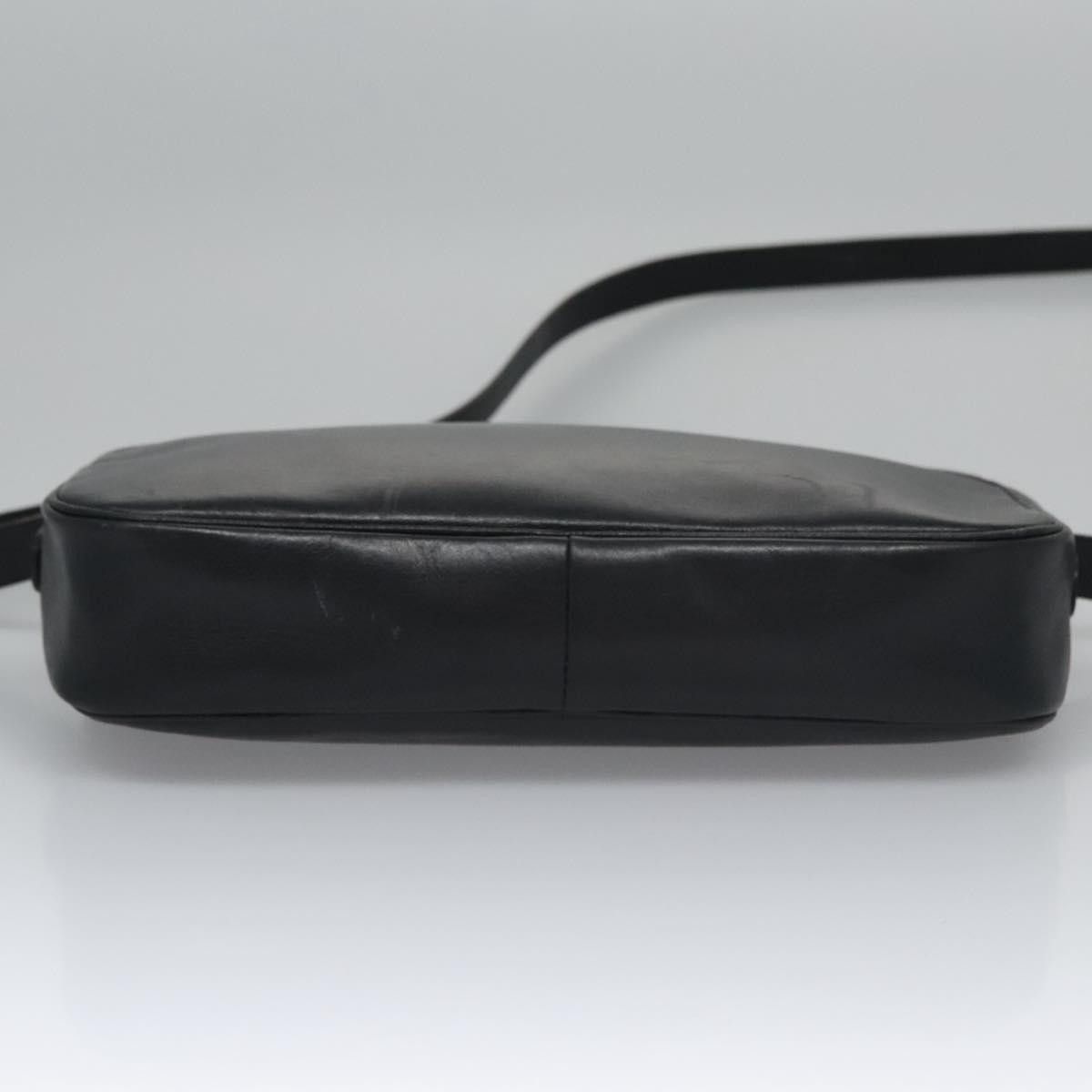 Dior Logo Black Leather Shoulder Bag (Pre-Owned) Size ONE SIZE - 9 Thumbnail