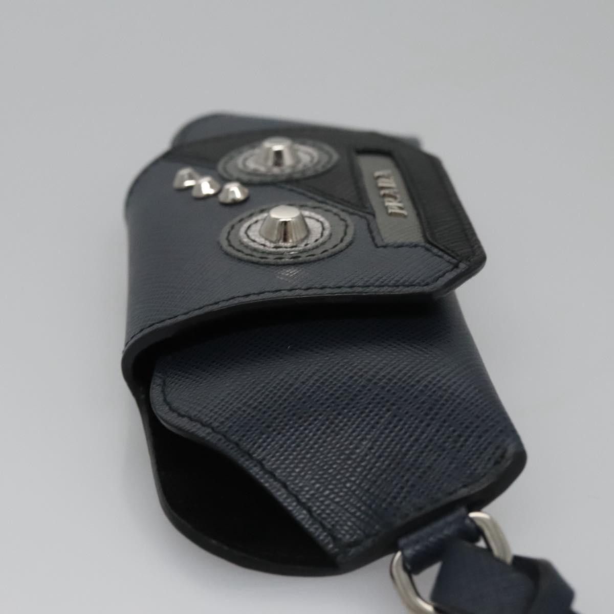 Prada -- Navy Leather Clutch Bag (Pre-Owned) Size ONE SIZE - 5 Thumbnail