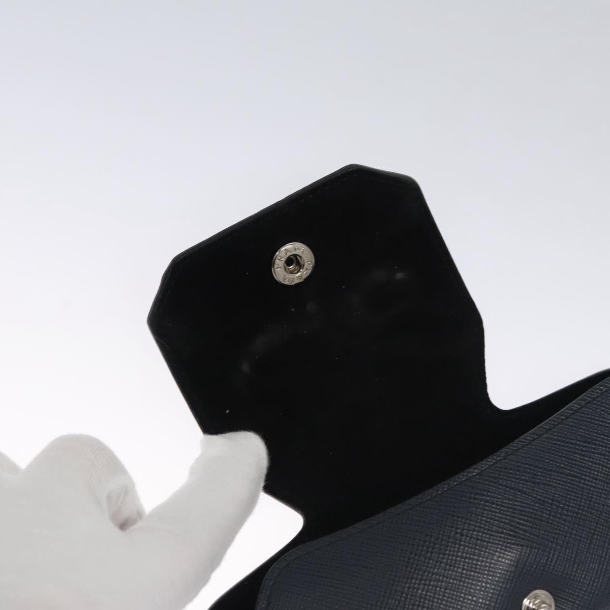Prada -- Navy Leather Clutch Bag (Pre-Owned) Size ONE SIZE - 15 Thumbnail
