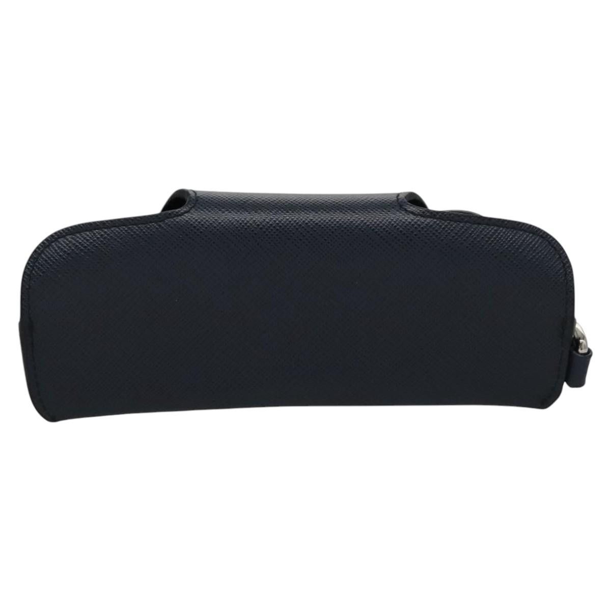 Prada -- Navy Leather Clutch Bag (Pre-Owned) Size ONE SIZE - 2 Thumbnail