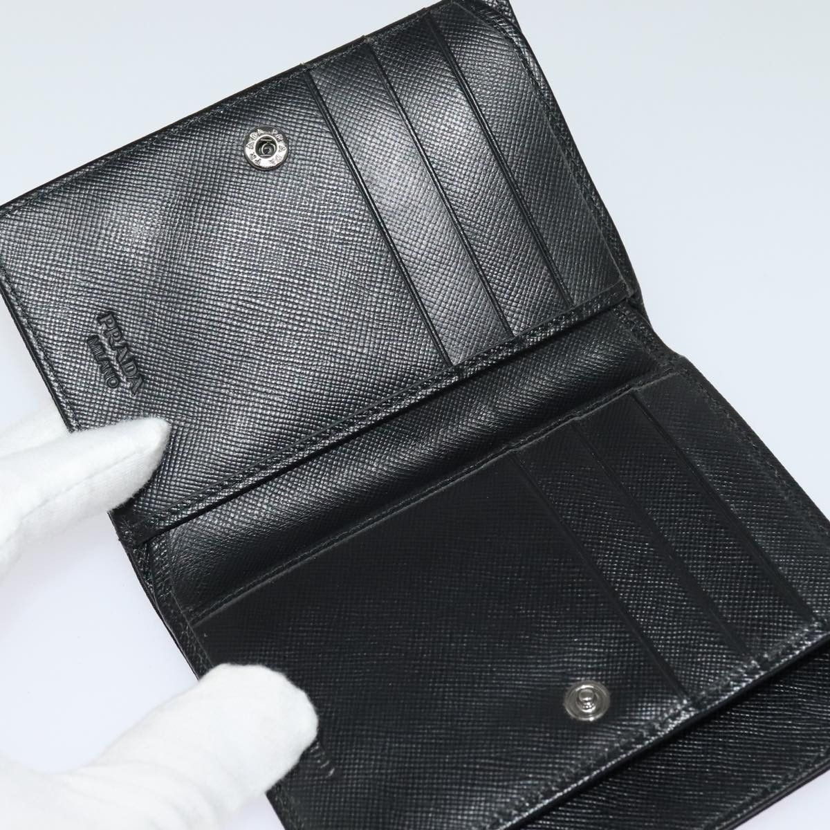 Prada Black Synthetic Wallet (Pre-Owned) Size ONE SIZE - 14 Thumbnail
