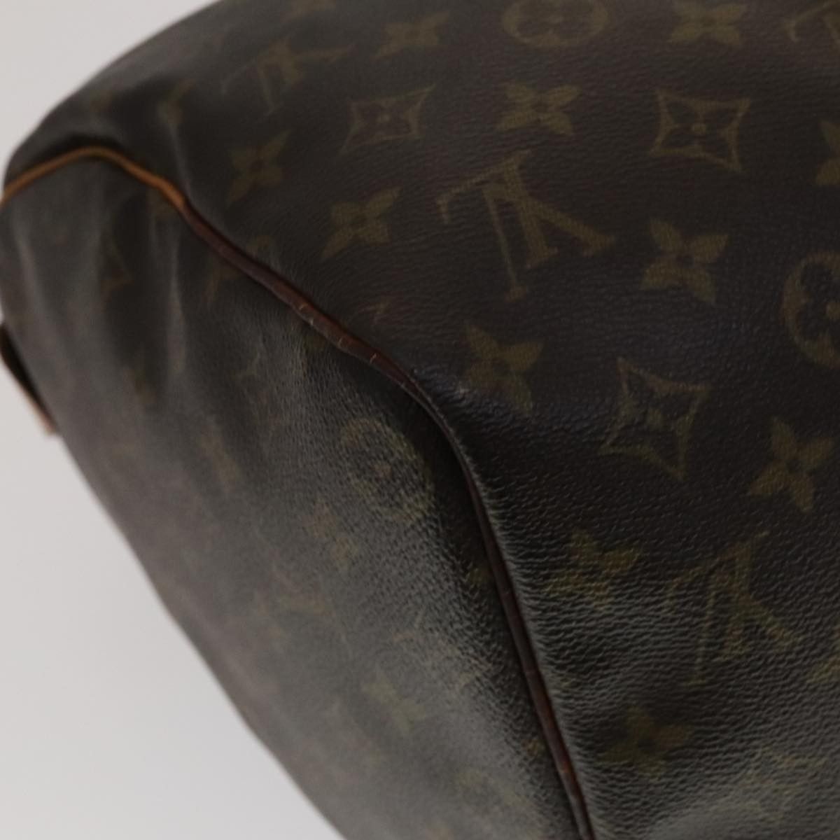 Louis Vuitton Keepall 45 Brown Canvas Travel Bag (Pre-Owned) Size ONE SIZE - 11 Thumbnail