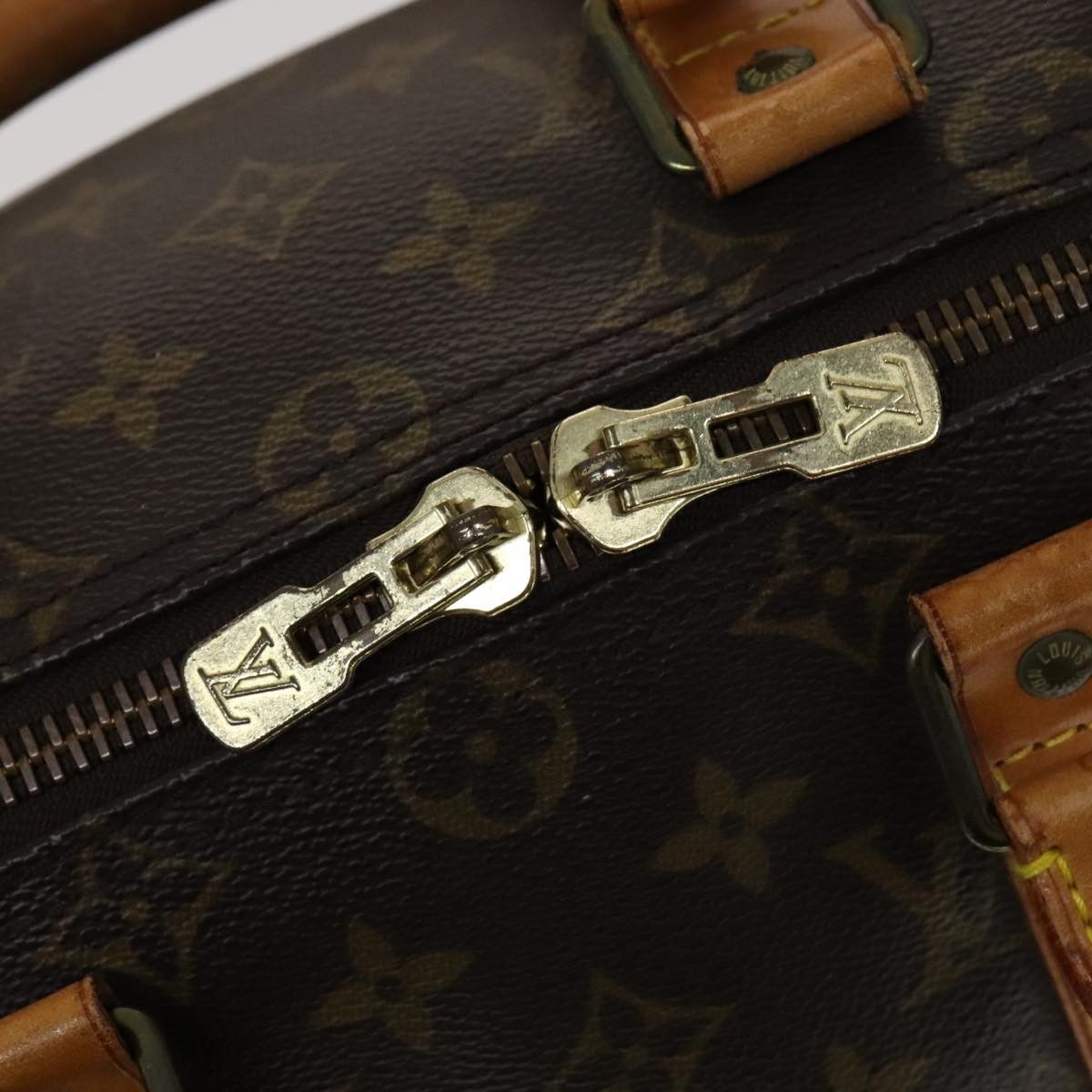 Louis Vuitton Keepall 45 Brown Canvas Travel Bag (Pre-Owned) Size ONE SIZE - 17 Thumbnail