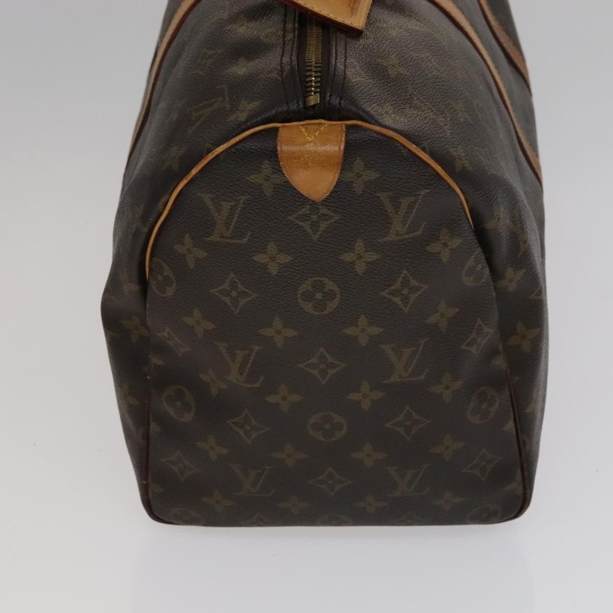 Louis Vuitton Keepall 45 Brown Canvas Travel Bag (Pre-Owned) Size ONE SIZE - 4 Thumbnail