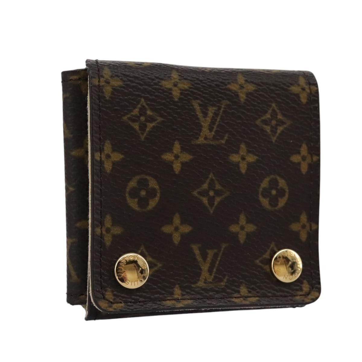 Louis Vuitton Jewelry Case Brown Canvas Wallet (Pre-Owned) Size ONE SIZE - 3 Thumbnail
