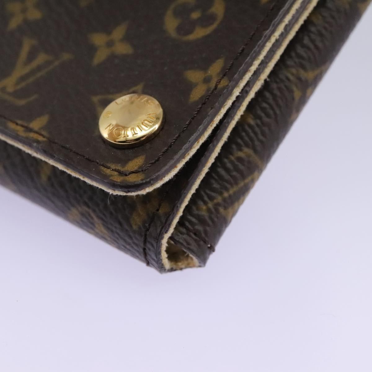 Louis Vuitton Jewelry Case Brown Canvas Wallet (Pre-Owned) Size ONE SIZE - 9 Thumbnail