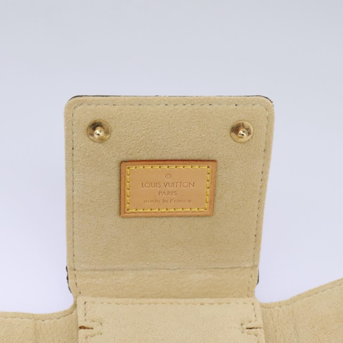 Louis Vuitton Jewelry Case Brown Canvas Wallet (Pre-Owned) Size ONE SIZE - 13 Thumbnail